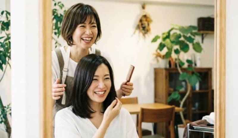 美容師さんに褒められる髪