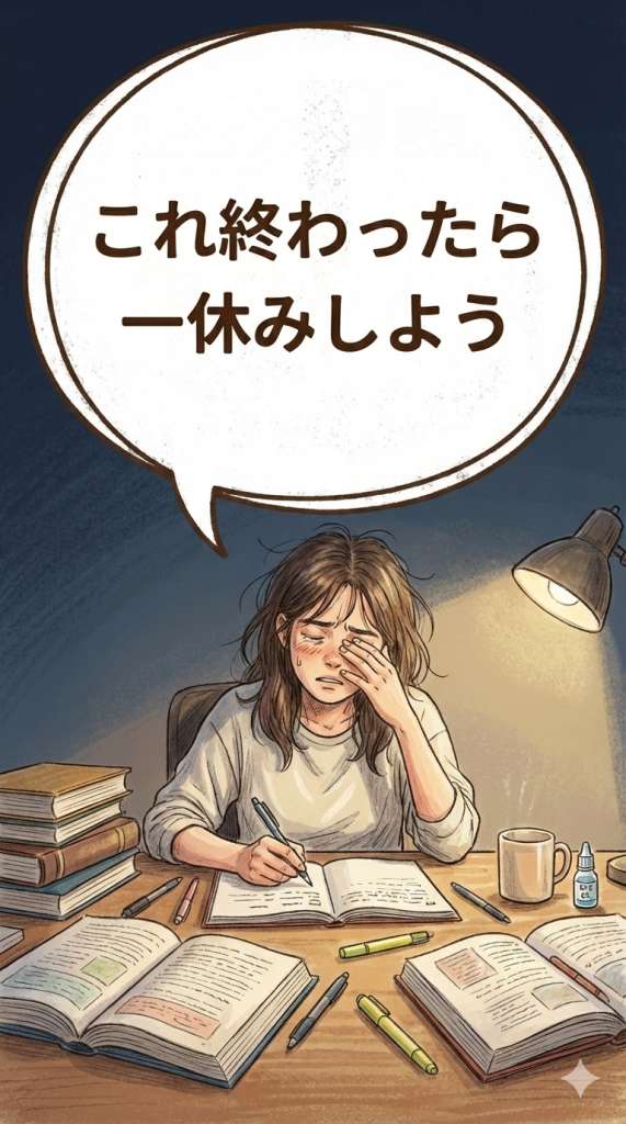 これやったら一休みしよう